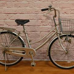 完売御礼】整備済 サカモトテクノ 24型ギアなし 中古自転車 婦人車  