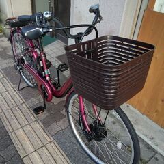 美品☆[TAKEDA]Ad-viam(アドビアム)26吋 電動アシスト自転車 5.8Ah 
