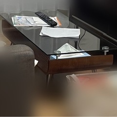 【無料❸】ガラステーブル ロータイプ
