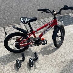 子供用自転車 D-Bike 16インチ + 補助輪付き