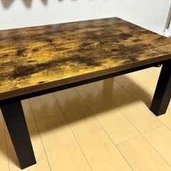 ニトリ こたつテーブル ブラウン 80×60