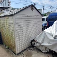 基地購入品　プラスチック倉庫