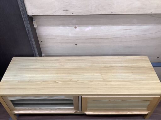 軽トラ無料貸出中！】UNICO テレビボード 2段