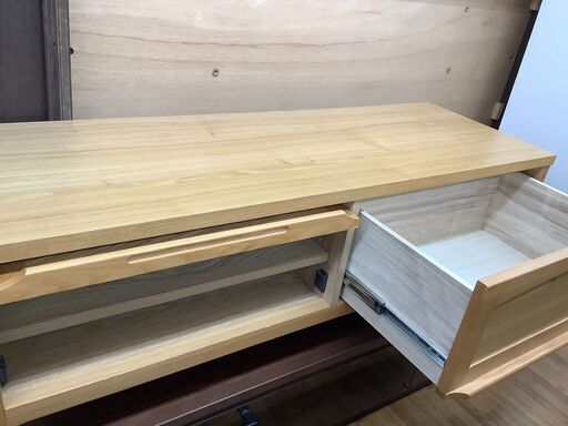 軽トラ無料貸出中！】UNICO テレビボード 2段