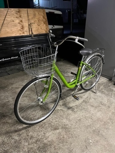 近隣送料無料!! シンプルタイプ 26インチ オートライト ママチャリ 自転車