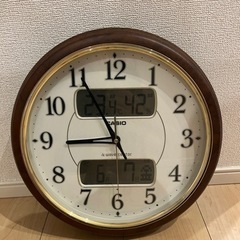 【中古】CASIO 電波壁掛け時計