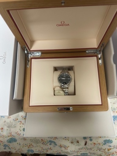 ①新品未使用　オメガ OMEGA デビル プレステージ 424.10.37.20.01.001 自動巻き　5年保証付　時計本体のみ
