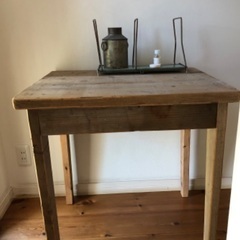 古いテーブル　アンティーク　作業台