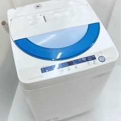 (送料無料) 2019年 極美品 5.5kg 洗濯機 SHARP...