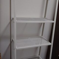 【IKEA】！ジャンク品！シェルフ/ラック/ホワイト/イケア