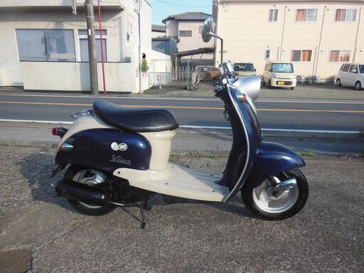YAMAHA 2st VINOビーノ ダークブルー セル始動　メーターオーバーし速く好調 シート新品張替え他 納車整備点検済み 登録後すぐ乗り出せます。直接引き渡し　配送手配も可　SA10J　５AU　４JP　原付