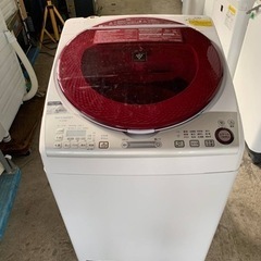 SHARP 電気洗濯乾燥機　ES-TX840-R
