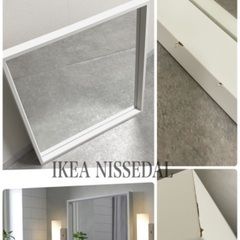 【IKEA ニッセダール】壁掛け鏡
