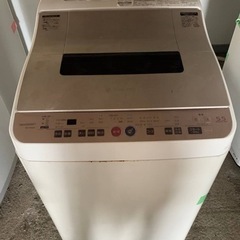  SHARP 電気洗濯乾燥機　ES-TG55H-P