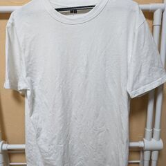 Tシャツ　メンズ　ホワイト　Lサイズ　美品　ユニクロ　中村橋　練馬区