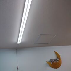 補助照明【引っ掛けシーリングのない天井・壁面に蛍光灯を】通常電源使用