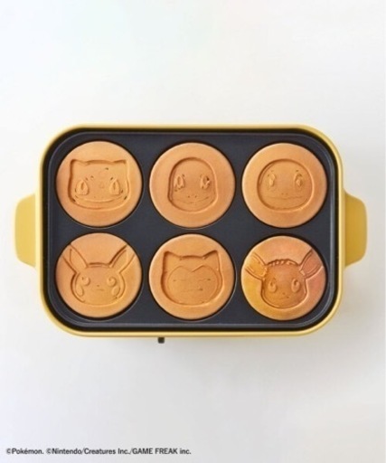 新品未使用品 BRUNO 限定商品 ポケモン コンパクトホットプレート