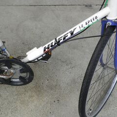 ＨＵＦＦＹ　ロードバイク TRIATHLITE PRO １２段ギア ２７インチ ホワイト タイヤ前後新品