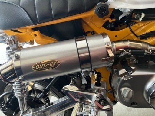 HONDA モンキー125用OUTEXフルエキマフラー使用距離3667km