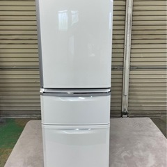 三菱ノンフロン冷蔵庫 2017年製MR-C34A-WH