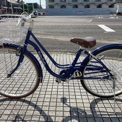 【26インチ自転車】美品❗️変速なし　リヤタイヤ、鍵新品❗️スペアキーあり　若林自転車　浜大津店　SALE中❗️ 26インチ自転車】美品❗️変速なし リヤタイヤ、鍵新品❗️スペアキー