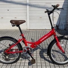 20インチ折りたたみ】美品❗️使用少ない❗️6段変速付 若林自転車