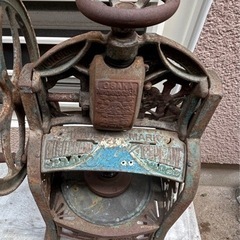 売却済みです。昭和初期　かき氷機 