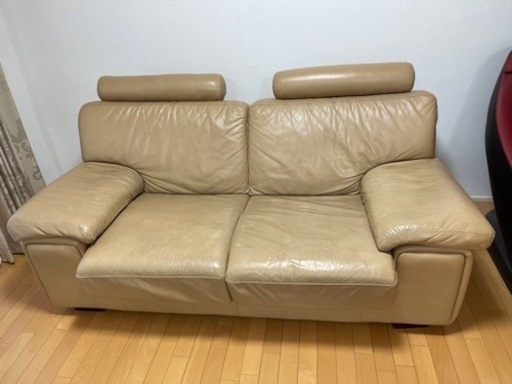 本革　高級ソファー