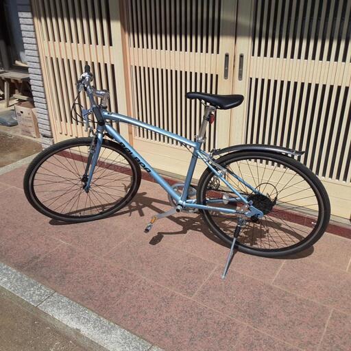 美品　クロスバイク　自転車　ロードバイク　丸石サイクル　BALBOA7段ギア
