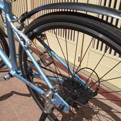 美品　クロスバイク　自転車　ロードバイク　丸石サイクル　BALBOA7段ギア