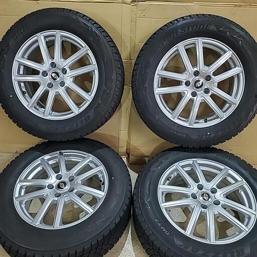 ◆◆商談中◆◆　社外ホイール+超バリ山スタッドレスセット！225/65R17ブリヂストンCX-5、ハリアー、アウトランダー等に