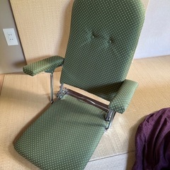日本製 折りたたみ座椅子 リクライニング