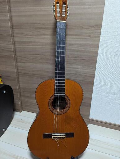 結構レア Shinwa Guitar G-350 クラシックギター トップ単板 ハードケース付き ジャパンヴィンテージ
