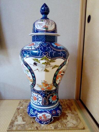 有田焼三段壺 100cm