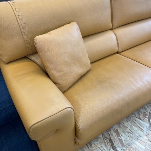 本革 レザーソファ 家具 ソファ 3人掛けソファ MDS様用】ブラウン本革