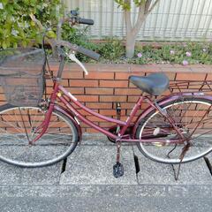 (chariyoshy出品)26インチ自転車、赤色