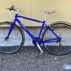クロスバイク(前三段、後ろ八段変速)