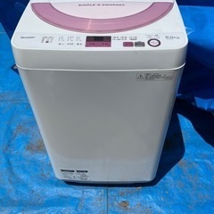 SHARP シャープ 全自動電気洗濯機 ES-GE6A 6kg ...