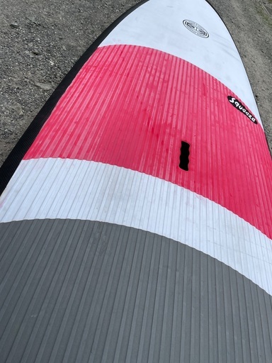 パドル、リーシュ付き、SUP ハードボード、9`6