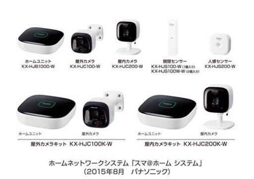 パナソニック　見守りカメラ一式（ホームネットワーク ）