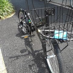 中古自転車3086 折り畳み 20インチ 6段ギヤ ワイヤー錠 ライト