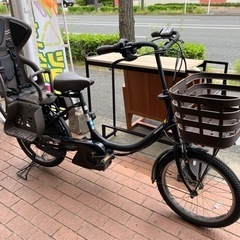 電動アシスト自転車 ブリヂストン 20インチ 子供乗せ 3人乗り パワフル 黒色 子供乗せ自転車 電動アシスト自転車 BRIDGESTONE(ブリヂストン