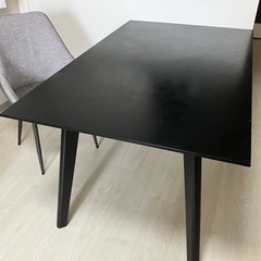 家具 ダイニングテーブル 黒 机