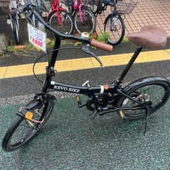 リサイクルショップどりーむ天保山店 No1204 自転車 20インチ 茶色 LED
