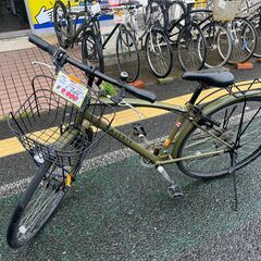リサイクルショップどりーむ天保山店　No1207　自転車　カーキ...