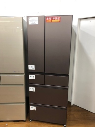 殆ど使用感無し　MITSUBISHI 6ドア冷蔵庫　MR-MZ60H-XT 2022年製　143,000円
