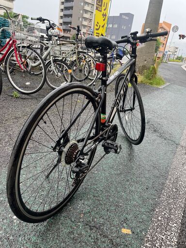 リサイクルショップどりーむ天保山店 No1209 クロスバイク 自転車 黒色