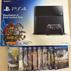 PlayStation 4 プレイステーション4 本体9点セット + ソフト