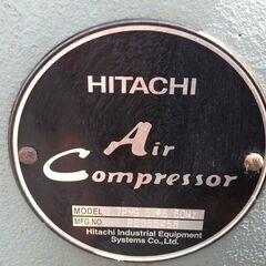 エコツール 知立店】HITACHI/日立 60hz三相200Vコンプレッサー圧力開閉