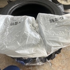 ⭐️お値下げしました！トラクター新品タイヤと新品チューブ2本セット‼️
